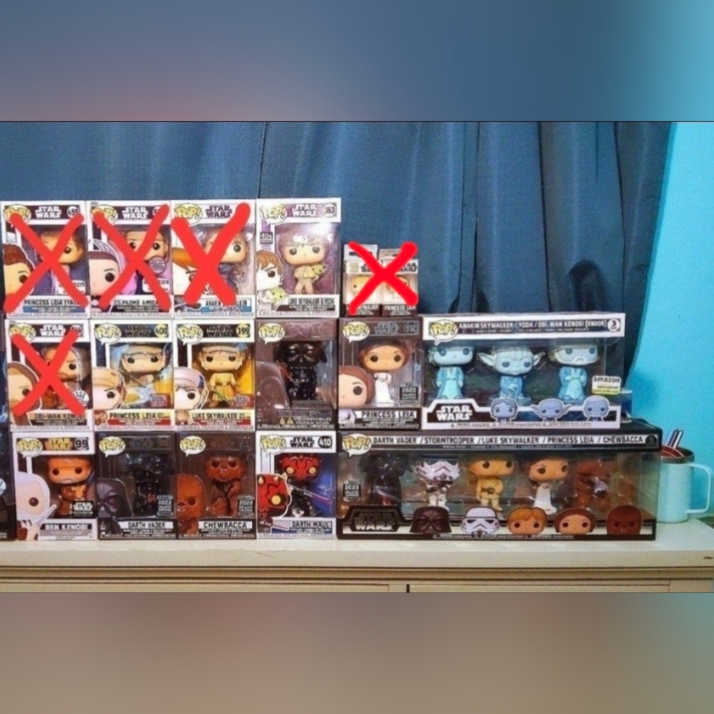 Funko Star Wars Obi-Wan Kenobi Leia Luke Skywalker Darth Vader Anakin Yoda Solo